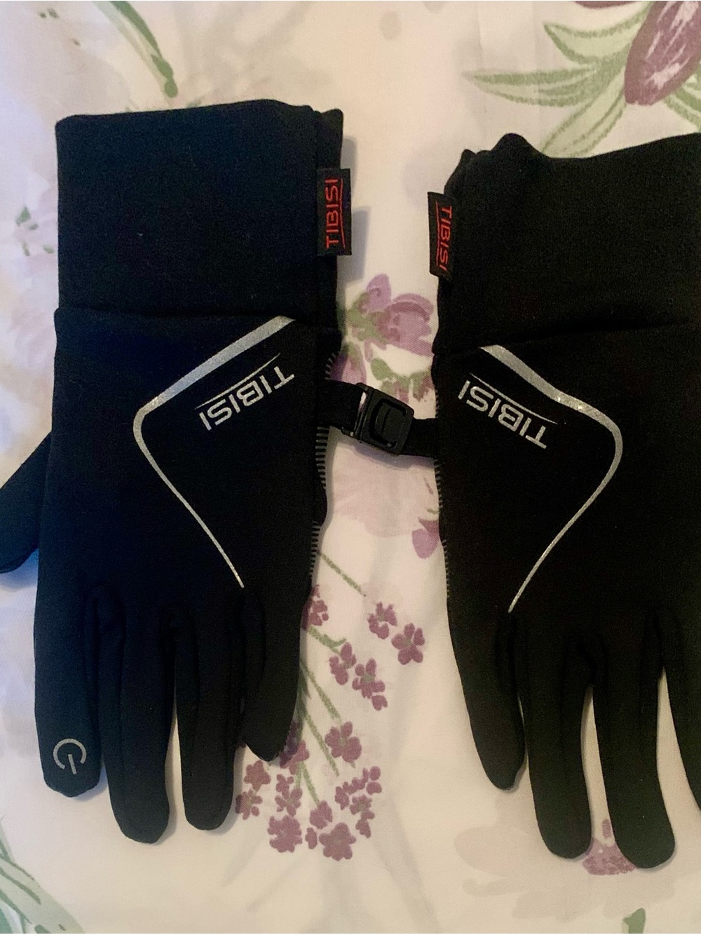 Tibi xxs Tech Grip Gloves with Reflective Trim